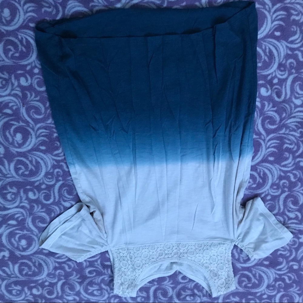 Faded Navy Blue Blouse